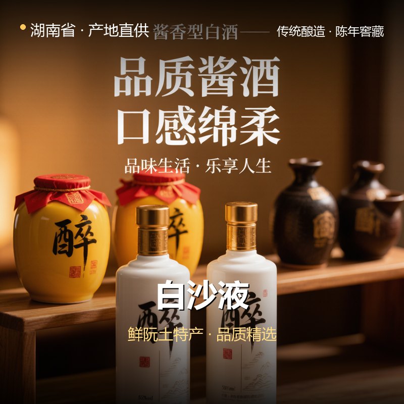 湖南省白沙液 实拍图