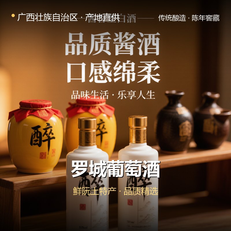 广西壮族自治区罗城葡萄酒 实拍图