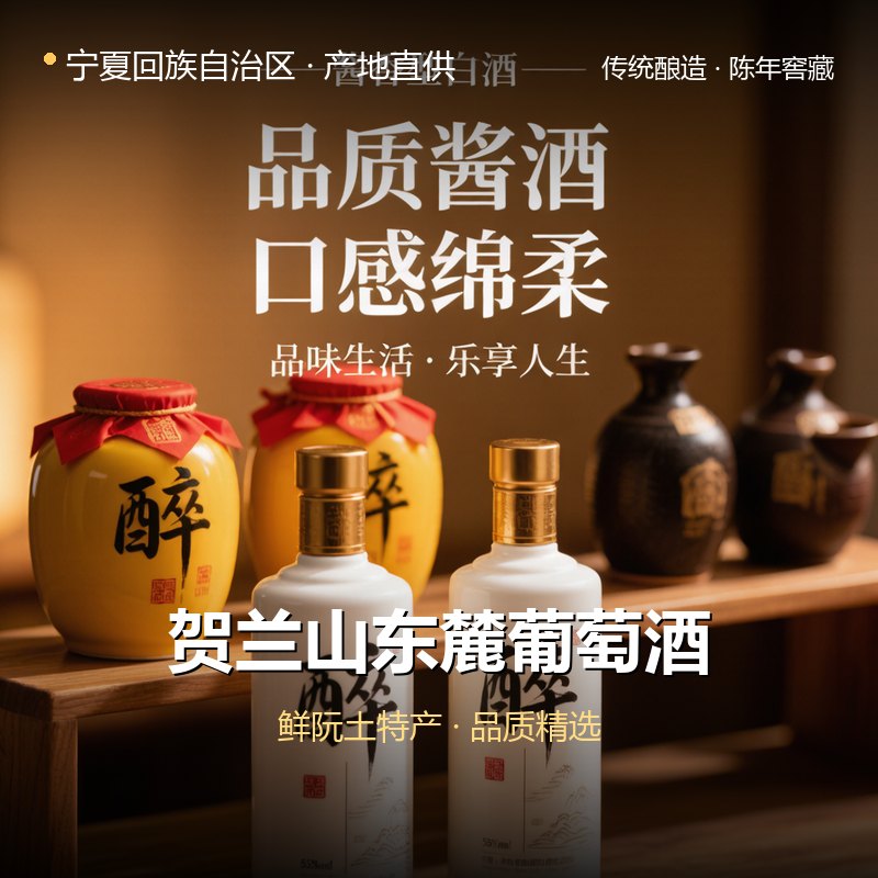 宁夏回族自治区贺兰山东麓葡萄酒 实拍图