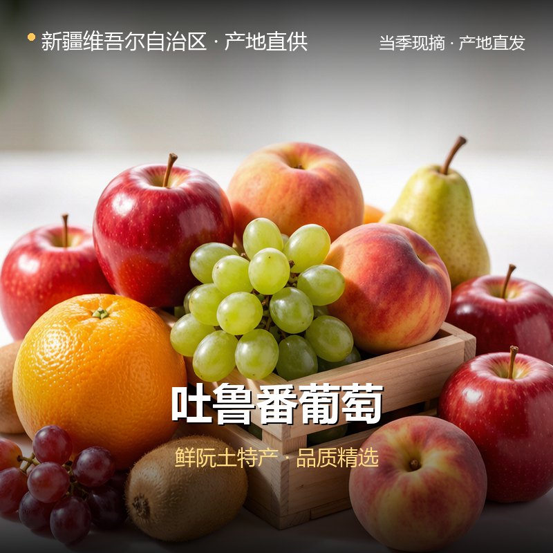 新疆维吾尔自治区吐鲁番葡萄 实拍图
