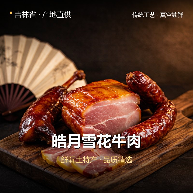 吉林省皓月雪花牛肉 实拍图
