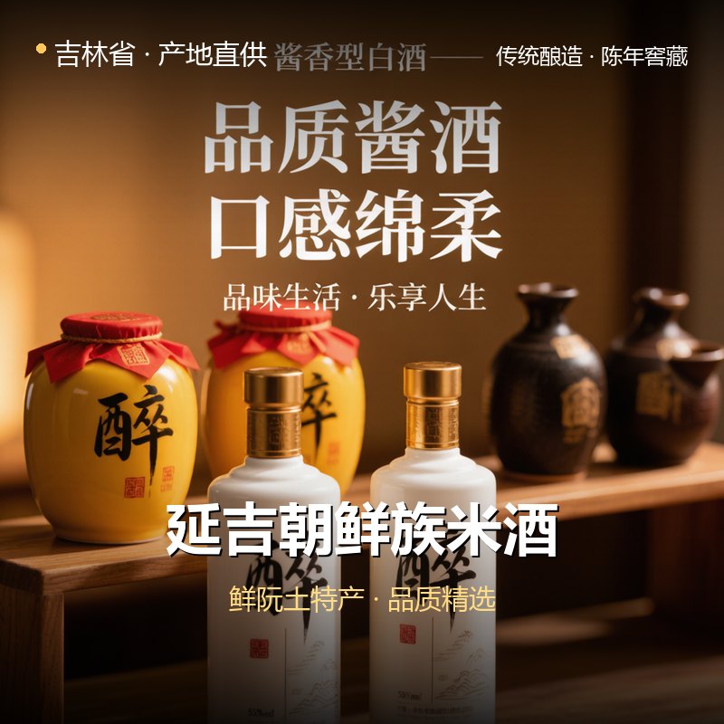 吉林省延吉朝鲜族米酒 实拍图