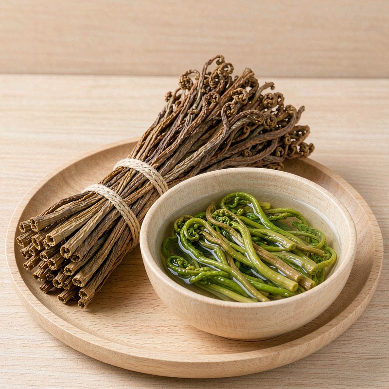 吉林省长白山蕨菜干 实拍图