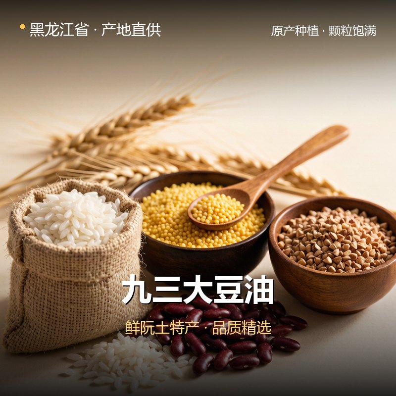 黑龙江省九三大豆油 实拍图