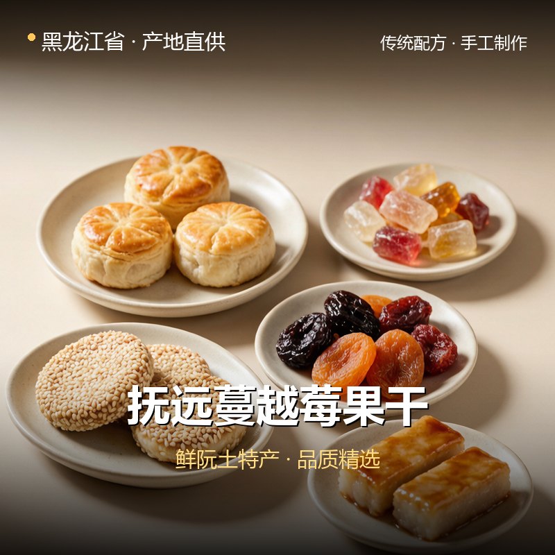 黑龙江省抚远蔓越莓果干 实拍图