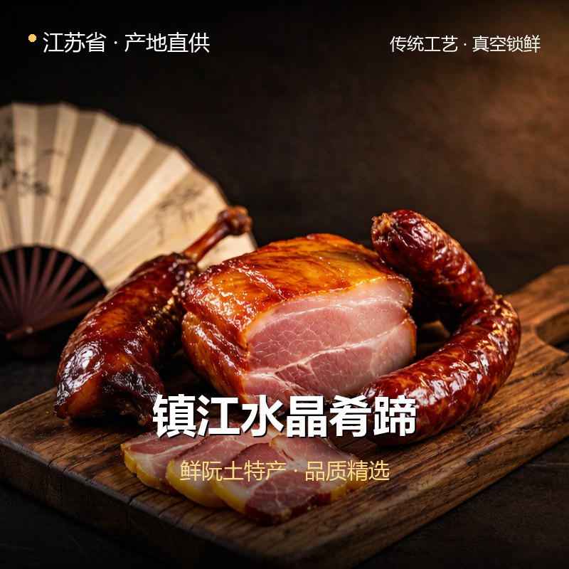 江苏省镇江水晶肴蹄 实拍图
