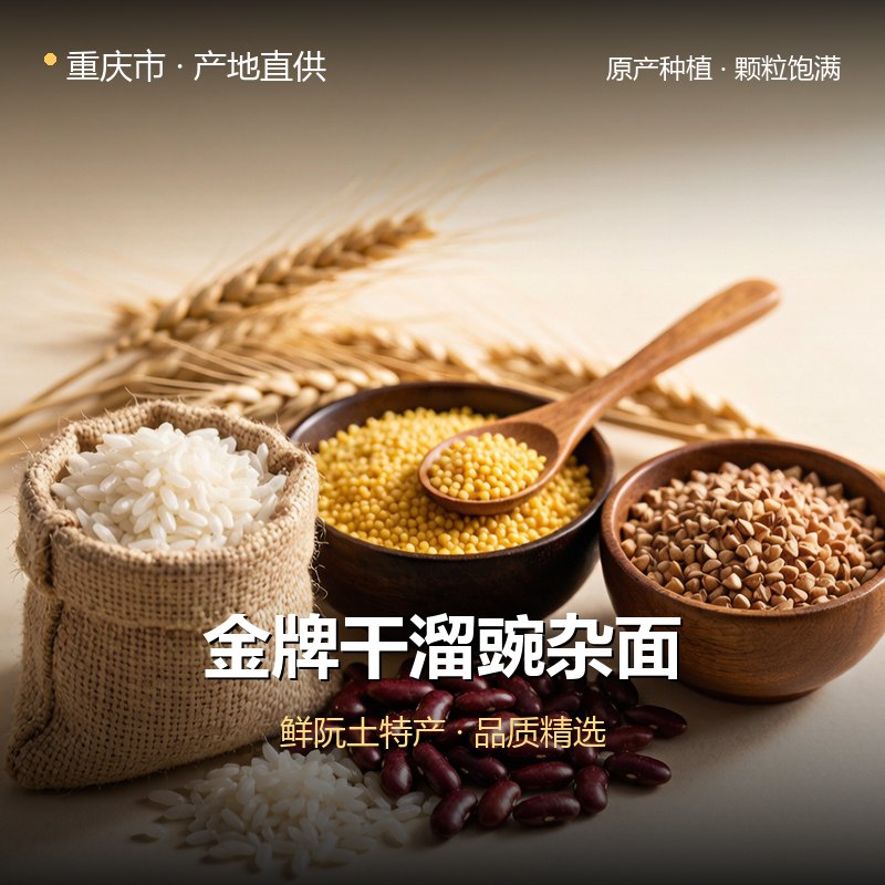 重庆市金牌干溜豌杂面 实拍图