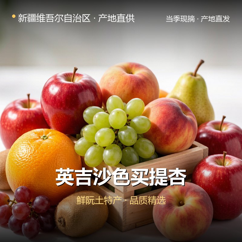 新疆维吾尔自治区英吉沙色买提杏 实拍图
