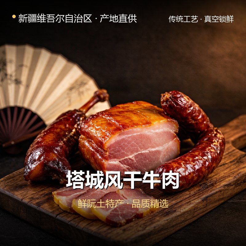 新疆维吾尔自治区塔城风干牛肉 实拍图