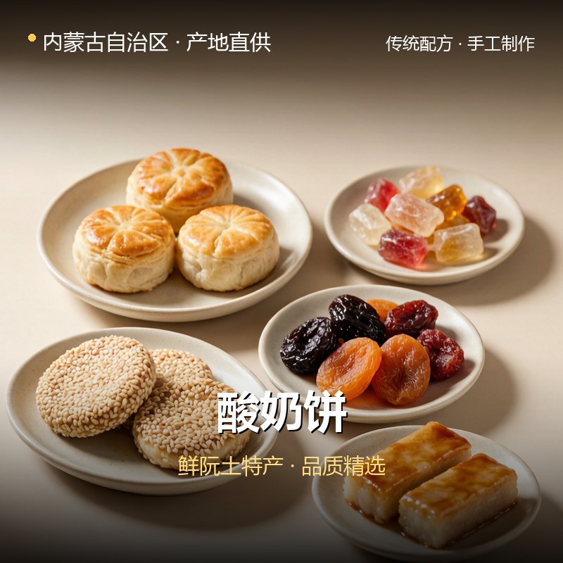 内蒙古自治区酸奶饼 实拍图