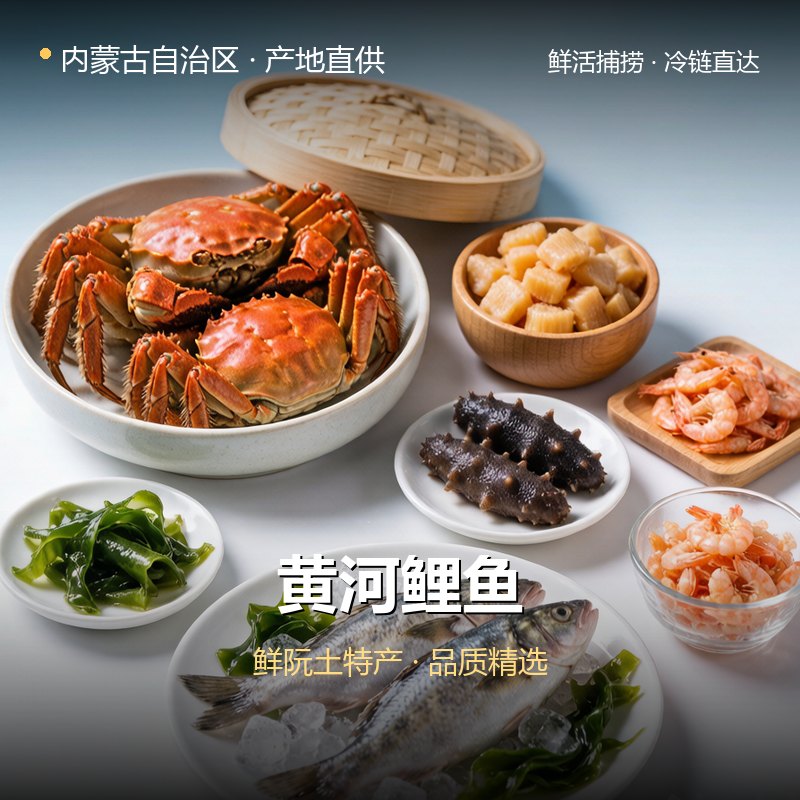 内蒙古自治区黄河鲤鱼 实拍图