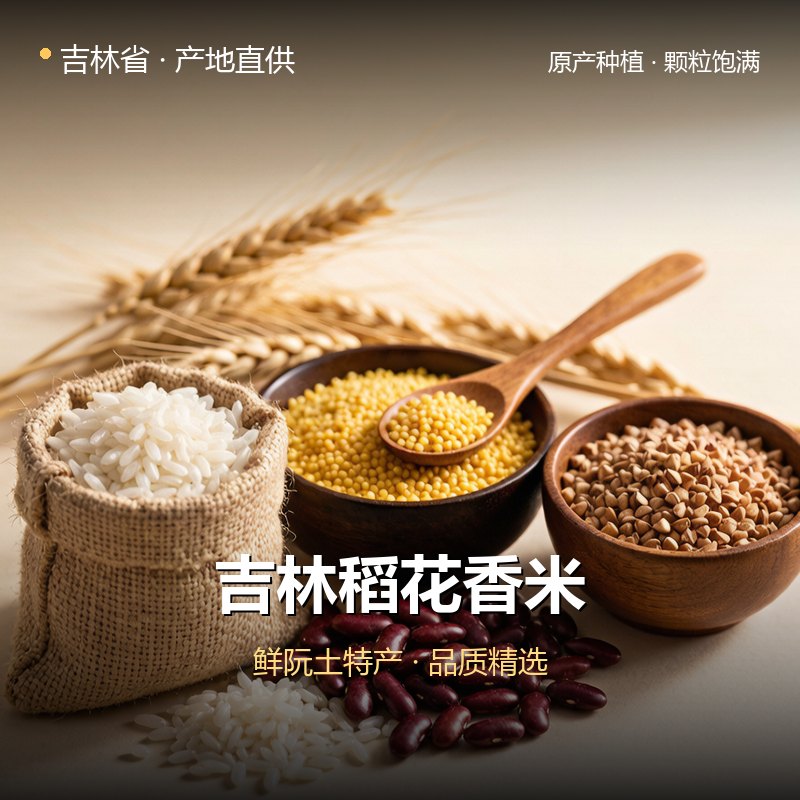 吉林稻花香米 实拍图