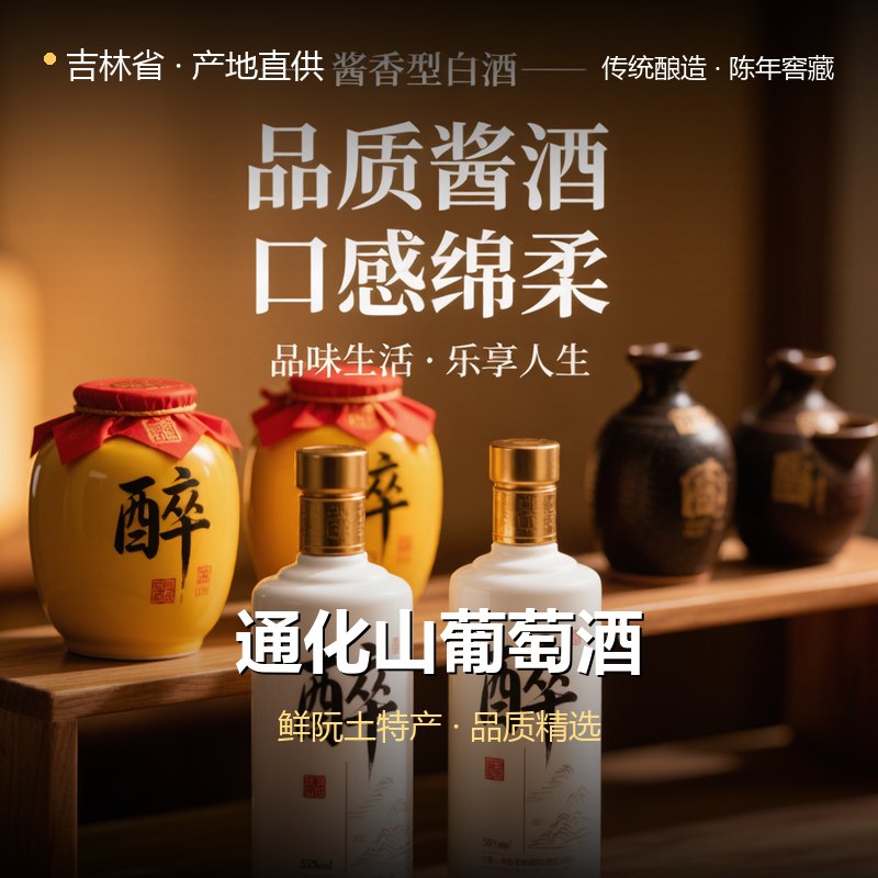 吉林省通化山葡萄酒 实拍图