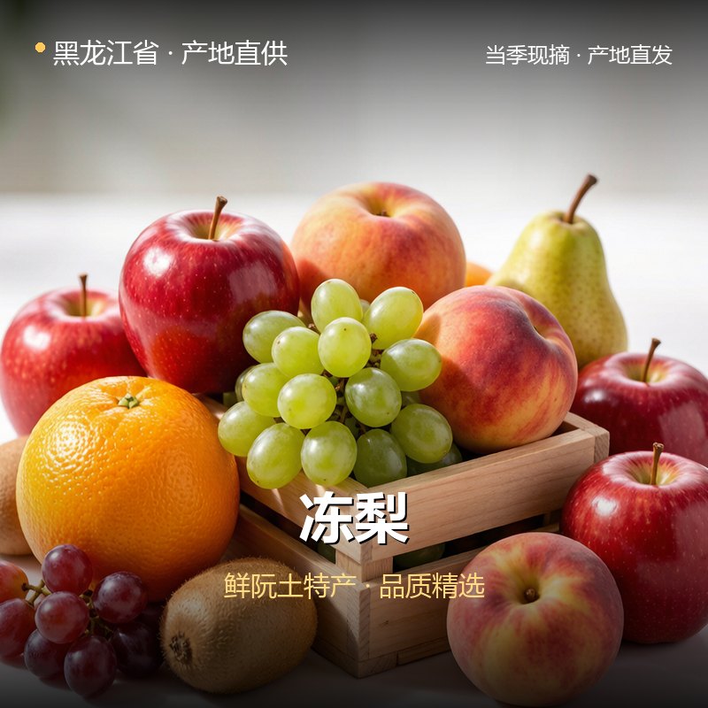 黑龙江省冻梨 实拍图