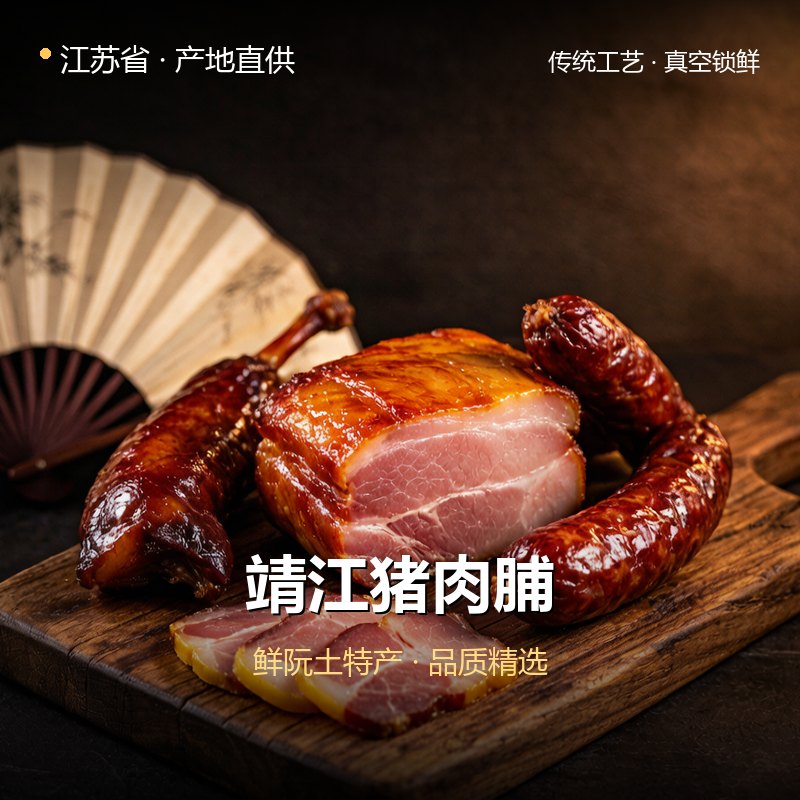 江苏省靖江猪肉脯 实拍图