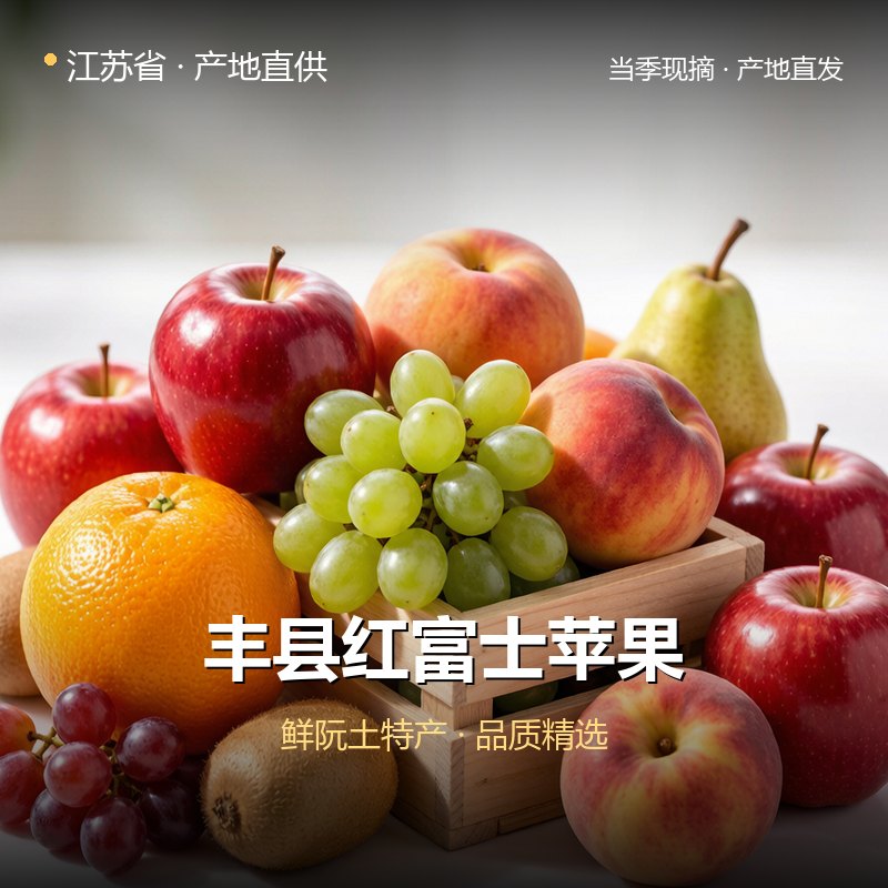 江苏省丰县红富士苹果 实拍图