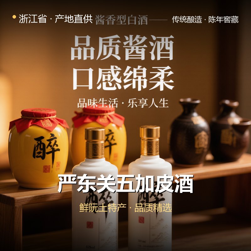 浙江省严东关五加皮酒 实拍图