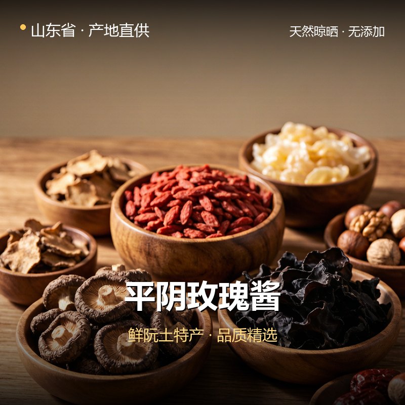 山东省平阴玫瑰酱 实拍图