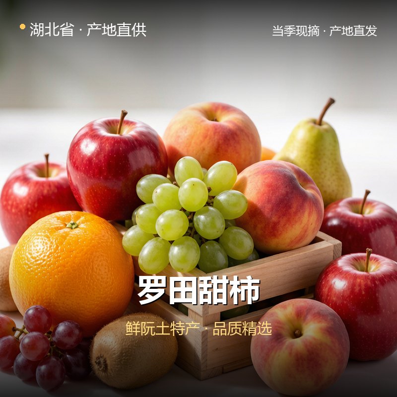 湖北省罗田甜柿 实拍图